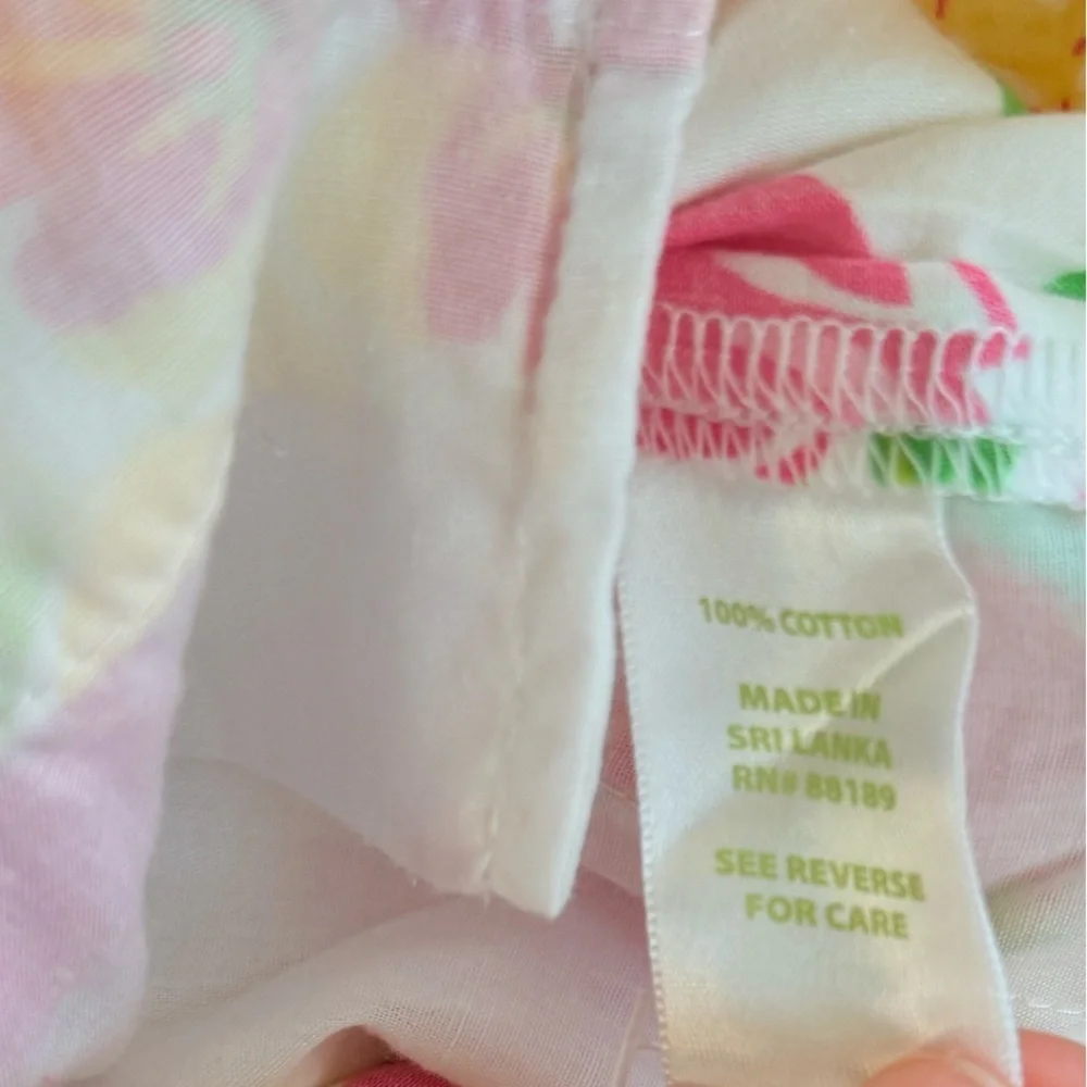 Lilly Pulitzer Fields Forever Mid Rise Callahan Shorts 100% Cotton Size 8 - Picture 6 of 10